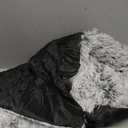 Calming Dog Bed Fluffy Plush Dog Mat for Furniture Protector with Removable Washable Cover for Large Medium Small Dogs and Cats (Large, Light Grey) (45.0"L x 37.0"W x 6.0"Th)