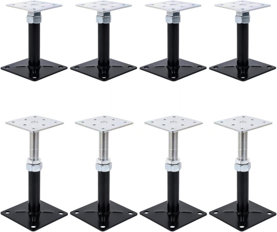 8-Pack Lift Supports,Adjust Supports,Level Supports,Floor Jacks,Adjustable House Jack for The Floor,Mini Screw Jack- Post 5" to 8"