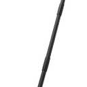 Rake for Leaves Small Metal Garden Tool with 11 Tines 63 Inch Adjustable Handle Sturdy Yard Rake for Gardening Gathering Leaves Weeds Debris, Black