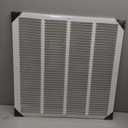 Return Air Grille for 20"x20" inch Duct Opening, Air Return Vent Cover for Wall or Ceiling, AC Wall Vent Cover Grill HVAC Cold Air Intake Grille Without Filter Housing, Outer Dimension: 21.75"WX21.75"H, For 20''W20''H-Duct Opening