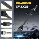 CV Axle & Wheel Bearing Front Left/Right Assembly for Yamaha Grizzly 350 (without IRS) 2007-2011, Grizzly 400 2007 2008, Kodiak 400 2003-2006, Wolverine 450 2006-2010