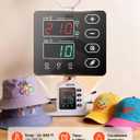 VEVOR Hat Heat Press Machine, with 2 Interchangeable Platens and Caps Stretcher, Precise Temperature & Time Control, Heat Press for Hats and Caps, for HTV Iron On and Sublimation Projects, White