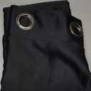 BONZER Room Divider Curtain Grommet Thermal Insulated Wide Blackout Curtains for Bedroom Living Room, 84L x 70W Inch (7L x 5.8W ft), 1 Panel, Black