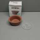 27oz Platinum Silicone Microwave Steamer Pot with Handle & Lid - Korean 100% Food-Grade Steamer Bowl, Heat-Resistant Cooker with Steam Holes, Easy Clean, Dishwasher Safe, Dry Rose