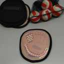 Qrooper Toss and Catch Ball Set Kids Toddler Baseball Glove, Valentines Day Gifts Yard Outdoor Outside Games for Kids Family, Beach Pool Toys for 3 4 5 6 7 8-12 Year Old Boys Girls Birthday Gifts (Brown)