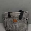 Large Women Lunch Bags/ Insulated Adult Lunch Box/ Leakproof Cooler Lunch Tote Bag with Storage Pocket, Reusable Lunch Purse for Work Picnic Hiking 12L, Stripe