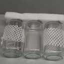 3 Pcs Glass Jars with Lids, 78oz 2300ml Glass Canisters with Airtight Lids, Air Tight Large Storage Jars, Sealed Square Mason Jars for Kitchen Food Storage Canning Cereal Cnady Flour Bean