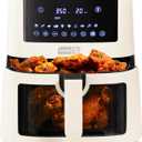 DASH 7qt Clear View Digital Air Fryer - Cream