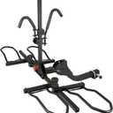 WEIZE Hitch Bike Rack, Wobble Free Smart Tilting Folding Bicycle Car Racks for Standard, Fat Tire and Electric Bike, 2-Bike 160 lbs Capacity, 2-inch Receiver