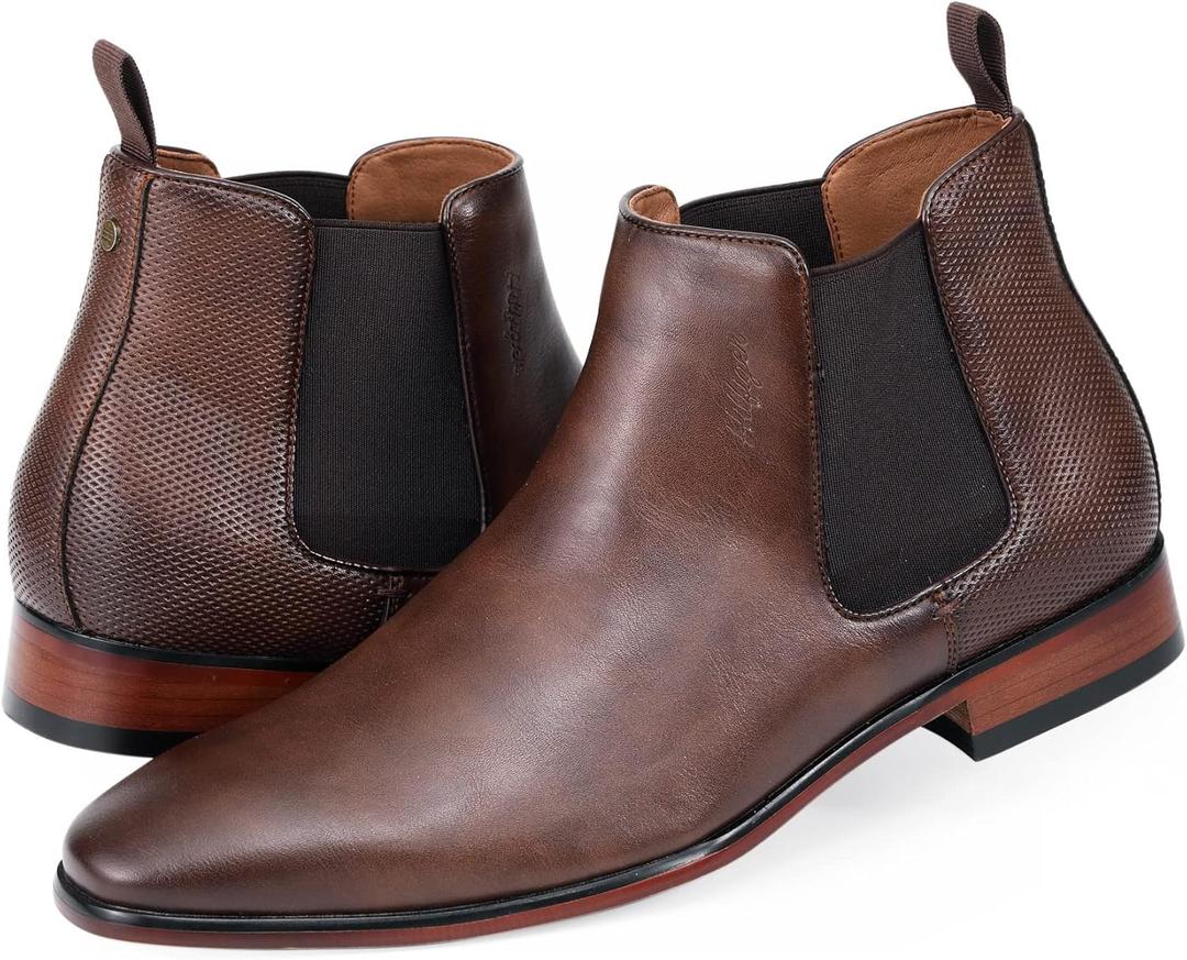 Tommy Hilfiger Men's Sesame Boot (12, Dark Brown)