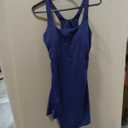 Wenlia Women's Tennis Dresses with Separate Shorts and Bra Scoop Neck Racerback Workout Golf Athletic Dress with Pockets
, L