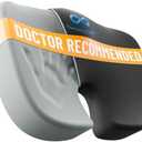 Everlasting Comfort Doctor Recommended Memory Foam Seat Cushion for Office Chairs & Car - Ergonomic Office Desk Accessories - Cushions for Tailbone Pain Relief, Sciatica (Onyx, Large)