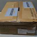 Furologee TV Stand for TVs up to 55 Inch, Entertainment Center with Open Storage Shelves, Media Console Table with Soundbar Shelf for Living Room, Bedroom, Rustic Brown