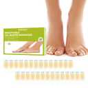 Bukihome Hydrocolloid Gel Blister Bandages - 28ct - Adhesive Blisters Bandages - Sport Sandals Blister Pads for Heel, Feet, Toe, Fingers - Gel Blister Prevention for Travel,Hiking (Heel Pack)