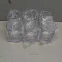 US Acrylic Classic Clear Plastic Reusable Drinking Glasses (Set of 6) 12oz Rocks Cups | BPA-Free Tumblers, Made in USA | Top-Rack Dishwasher Safe