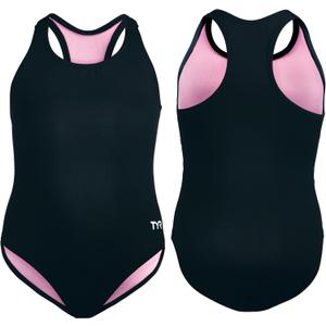TYR Girls' Durafast Lite Ella Maxfit Swimsuit (Medium, Black)