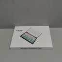 kenke for iPad 11/10th Gen Case with Keyboard 11/10.9 inch 2025 A16/2022, Detachable Wireless Bluetooth with Left Side Pencil Holder, Multi-Touch Trackpad Backlit Square Gray Keycaps (Purple)