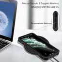 Compatible with iPhone 12 Case Rugby American Football Design, Edge Protection Shock-Proof Anti-Scratch Hard Back and TPU Frame Drop Proof iPhone 12 Case for Boys Men