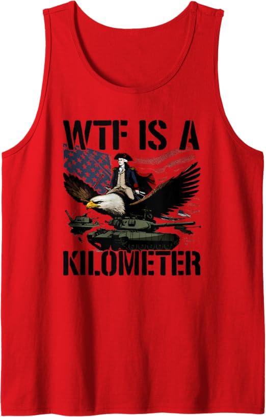 Wtf Is A Kilometer Tank Top (Red, L)