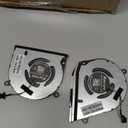 CPU + GPU Cooling Fan Compatible/Replacement for HP Envy X360 15-DS 15M-DS 15Z-DS 15-DR 15M-DR 15T-DR Series 15-DS0003CA 15-DS1063CL 15M-DS0011DX 15-DR0008CA 15M-DR1012DX L53541-001 L53542-001