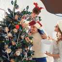 6 Pcs Cowboys Football Picks Decoration Christmas Tree Picks Team Friendship Football Table Toppers Decorative Sticks for Sports Game Day Dallas Fan Cowboys Party Birthday Vase Filler Craft Wreath