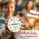 10 x Hanukkah Ornaments 2025 - Happy Hanukkah Ornament for Tree, Jewish Home Decor, Chanukkah Gifts for Women, Men, Friend, Family, Coworker