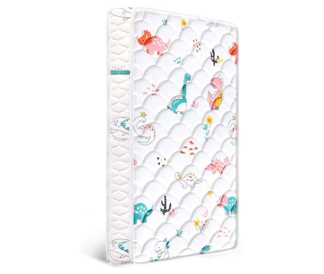 Premium 5" Crib Mattress and Toddler Mattress, Dual-Sided and Firm, Hypoallergenic Crib Mattress, Fits Standard Crib and Toddler Bed