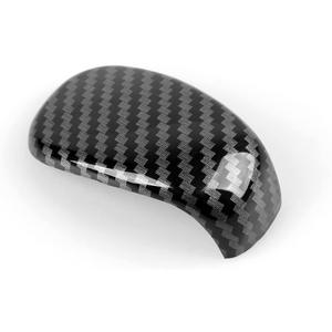 Compatible with Honda Accord 10th Gen 2018-2022 Sticker Trim ABS Plastic Carbon Black Car Interior Accessories Gear Shift Knob Head Center Middle Cover