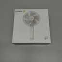 WSKEN Desk Fan Small Quiet - 180 Foldable Portable Fan with Battery Operated, 6 Inch Rechargeable Handheld Fan, 20H Max Cooling Time, 4-Speed, Travel Essential for Outdoor, Office, Gift, Black