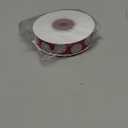 Satin Volleyball Ribbon, 5/8 Inch x 11 Yard, Red Volleyball Ribbon Use for Team Hair Bows, Wreath, Scrapbooks, Present Wrapping, Party Decoration, Crafts