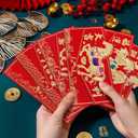 24Pcs Year of the Horse Chinese New Year Red Envelopes 2026 - Ideal for Cash and Coins, Lunar Festival Envelope (Multicolor)