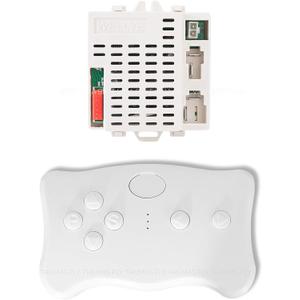 2.4G Bluetooth Remote Control and Receiver for Kids Ride On Toys, 12V Control Box Motherboard Accessories for Best Choice Products Jeep Wrangler Ride On Car Replacement Parts
