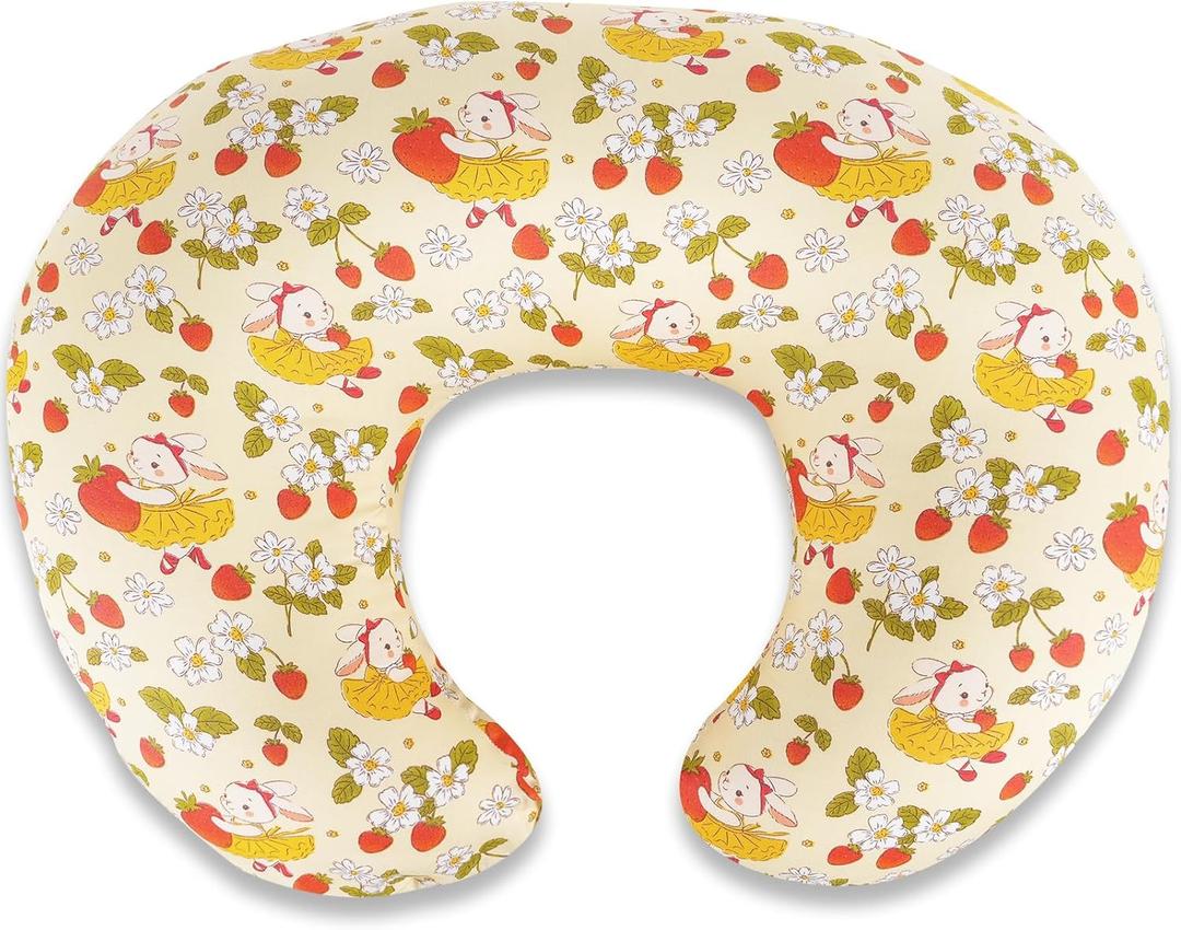 x-vesolje Baby Nursing Pillow for Breastfeeding, Adjustable Breastfeeding Pillow for Bottle Feeding, Nursing Support Pillow for Mom and Baby Healthier Nursing, Removable Cover- Bunny