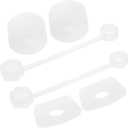 Alipis 2set Silicone Spill Tumbler Stopper Leakproof Straw Cover Caps for Easy Use Installation Lightweight Dishwasher Safe Compatible Cups Mugs