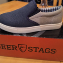 DEER STAGS Shoes Boys, Grey Navy with box, Size 1