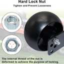 KOOTANS 42" Deck Gauge Wheel Bracket Kit for Husqvarna AYP Poulan Ariens Craftsman 532181040 525509501 YTH22V42 YTH2042 YTH18542 GWN42B Lawn Mowers and Tractors