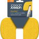 Joseph Joseph CleanTech CT3 Surface Scrubber Replacement Pad, Microfibre & Abrasive Scourer, Machine Washable