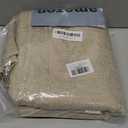 Hiasan Faux Linen Rectangle Tablecloth - Wrinkle and Stain Resistant Washable Table Cloth for Kitchen Dining Room Holiday Table Cover for Party Dinner, Beige, 70 x 140 Inch