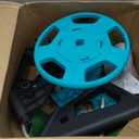 Garden Water Hose Reel Cart,Holds 50-80 Ft of 5/8 Inch Hose, Portable Hose Pipe Holder for Outside (Green)