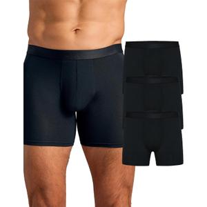 True Classic Mens Underwear Mens Boxer Briefs Pack, 6 Boxer Brief & 4 Trunk Novelty Underwear for Men, Micromodal (XL)