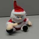 Farting Santa Repeating What You Say Spinning Singing Dancing Santa Claus Stuffed Animals White Elephant Gifts Plays JINGLE BELLS With Hilarious Sounds Christmas Plush Toy Xmas Gift For Adults,11"
