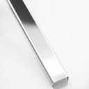 Mirrored Stainless Steel 0.59 in. W x 96 in. L Metal Tile Molding and Transition Trim ASMSPR59