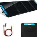 200W Foldable Solar Charger kit,IP65 Water-Resistant Folding Solar Panel Portable Power Station,XT60 to MC4 Connector for Outdoor Adventures, Emergency and Camping