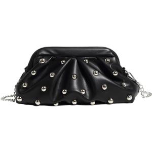 QWINEE Women's Y2k Studded Evening Bags Vintage Wedding Prom Clutch Purses Shoulder Bag Crossbody Handbags