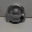 RETRUE Heavy-Duty Universal Coupler Lock Trailer Locks Ball Hitch Trailer Hitch Lock Adjustable Security Steel Fits 1-7/8 Inch, 2 Inch, 2-5/16 Inch Couplers Grey & Silver