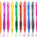 Aozora Erasable Pens Click Fine Point 0.7 mm Retractable Erasable Gel Pens for Completing Sudoku and Crossword Puzzles 12 Pack (Multicolor)