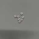 300 Pieces Dices Set Mini Dice 6 Sided Game Dices Tiny Square Corner Dice (0.27 Inch/7mm)