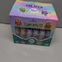 30 Colors Tie Dye Kit, Tie Dye Set for Kids, Pre-Filled Tye Dye Bottles, Non Toxic Permanent Fabric Dye Art Set, Easy DIY Fabric Art - Create Fun (30 Colors)