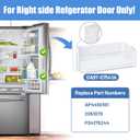DA97-07541A Refrigerator Door Shelf Replacement Compatible with Samsung Fridge Door Bin RFG237 RFG238 Refrigerator Door Shelves Replaces AP4450181 2051070 PS4175244 Door Bin