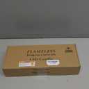 Fo32won Flameless Flickering Candles with Remote Timer, Set of 6 Ivory Led Battery Operated Candles for Home Decor Xmas Halloween (D3 x H3 3" 4" 5" 6" 7")